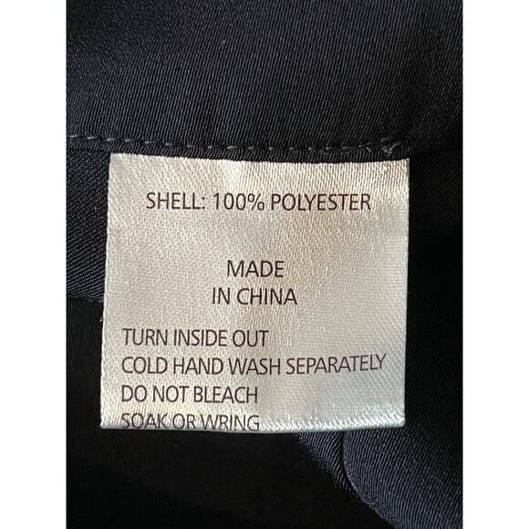 Shona Joy Dress Tulip hem maxi navy blue size 2 - Picture 7 of 8